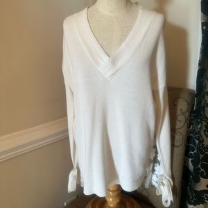 French Connection Caballo sweater in white NWT